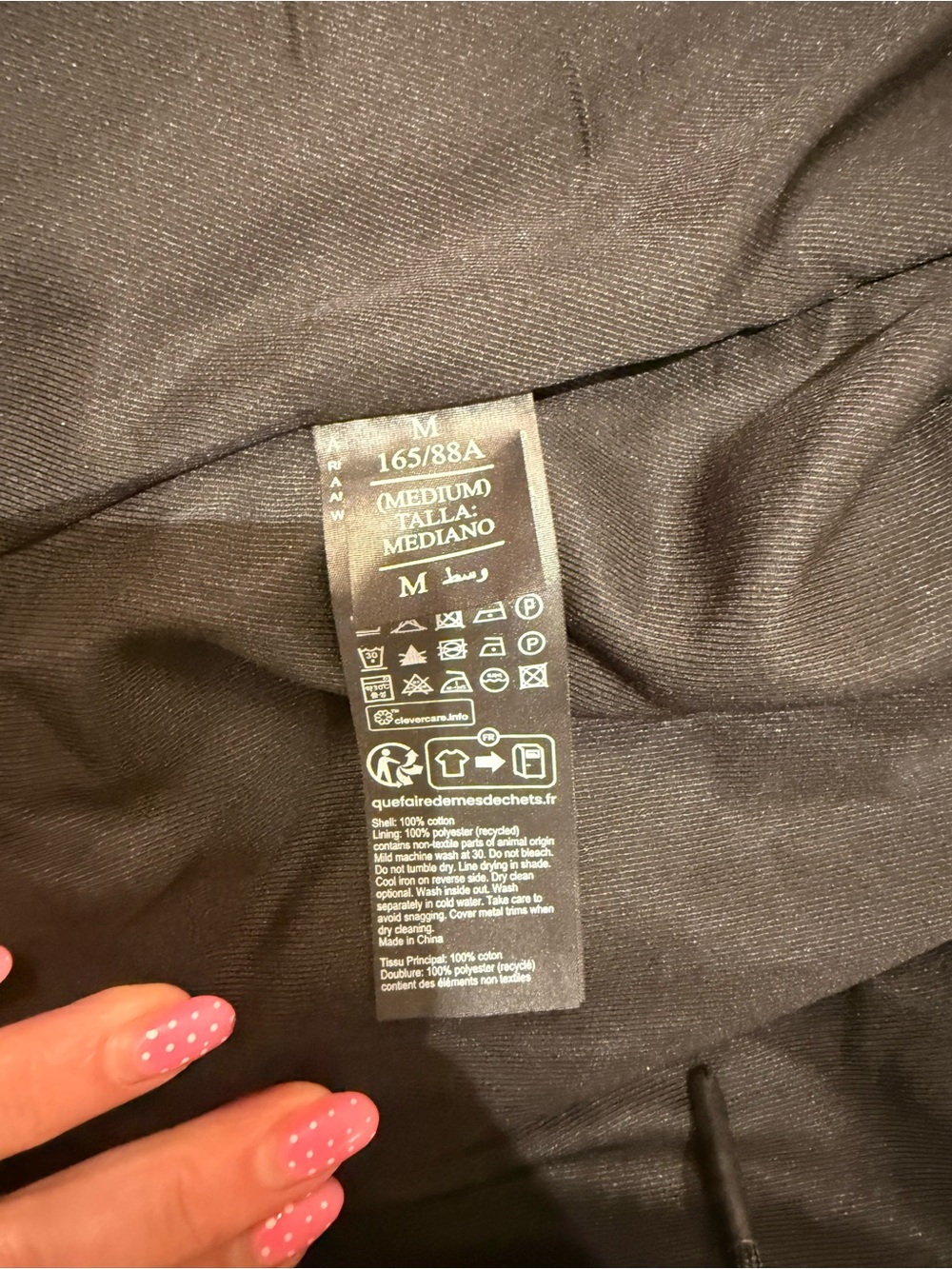 NWT AllSaints Amelia Jacket Black Size Medium - Picture 13 of 15